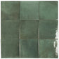 Zahara 6x6 Moss Green Porcelain Zellige Square Wall and Floor Tile (22 Pack, 5.38 sq ft/case)