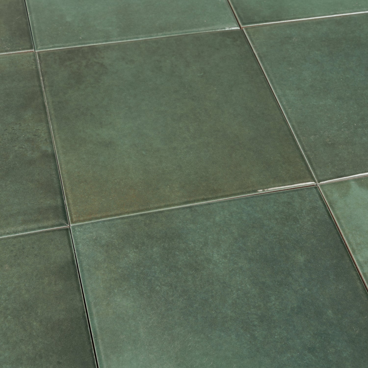 Zahara 6x6 Moss Green Porcelain Zellige Square Wall and Floor Tile (22 Pack, 5.38 sq ft/case) - Sample