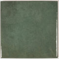 Sample - Moss Green 6x6 Glossy Zellige Square Porcelain Tile (22 pack, 5.38 sq ft/case)
