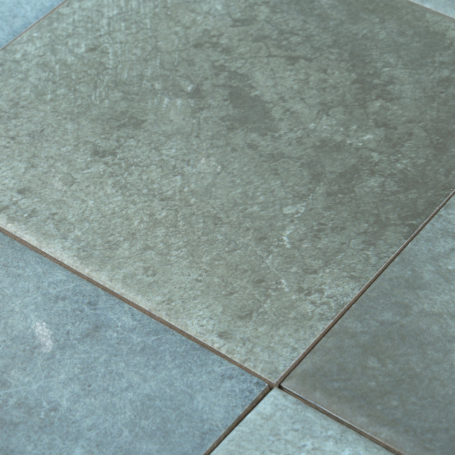 Zahara 6x6 Dusty Blue Porcelain Zellige Square Wall and Floor Tile (22 Pack, 5.38 sq ft/case)