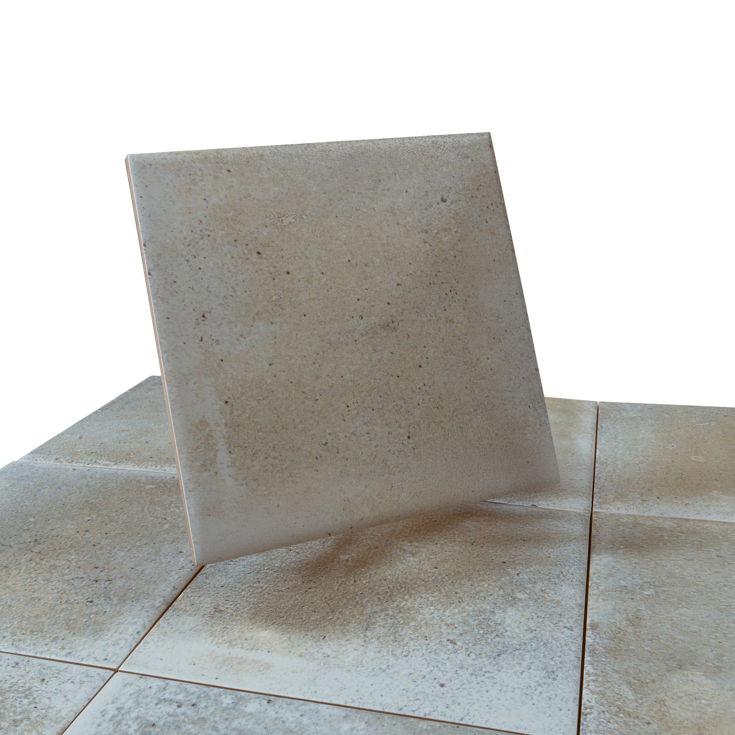 Zahara 6x6 Coastal Mist Porcelain Zellige Square Wall and Floor Tile (22 Pack, 5.38 sq ft/case)