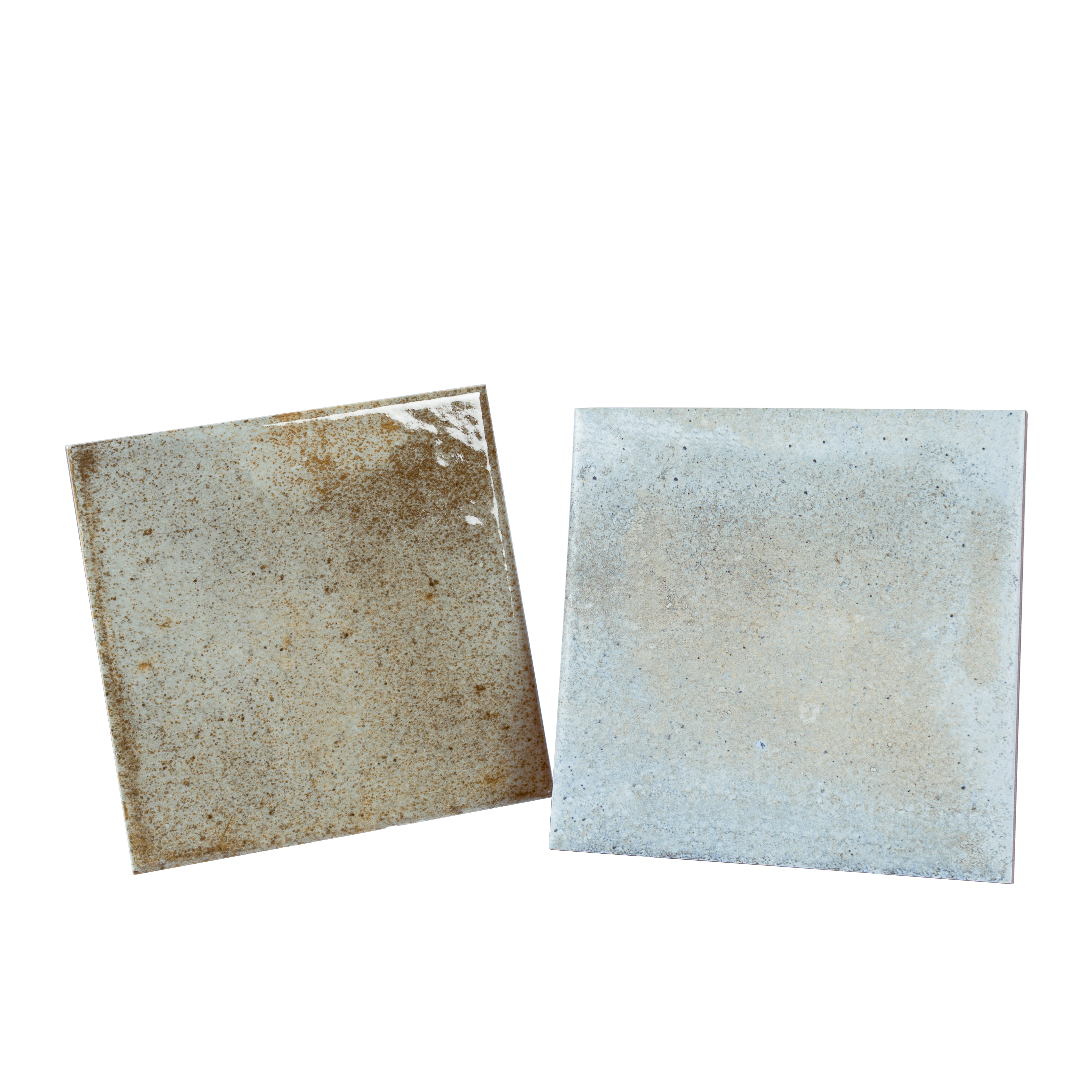 Coastal Mist 6x6 Matte Zellige Square Porcelain Tile (22 pack