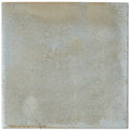 6x6 coastal mist matte porcelain zellige square tile with textured blue-gray finish