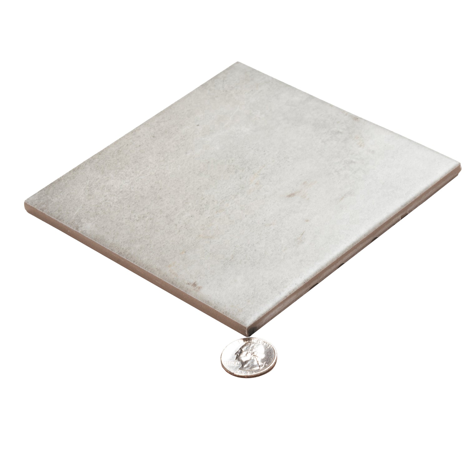 Zahara 6x6 Cool Gray Porcelain Zellige Square Wall and Floor Tile (22 Pack, 5.38 sq ft/case) - Sample