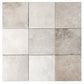 Zahara 6x6 Cool Gray Porcelain Zellige Square Wall and Floor Tile (22 Pack, 5.38 sq ft/case)