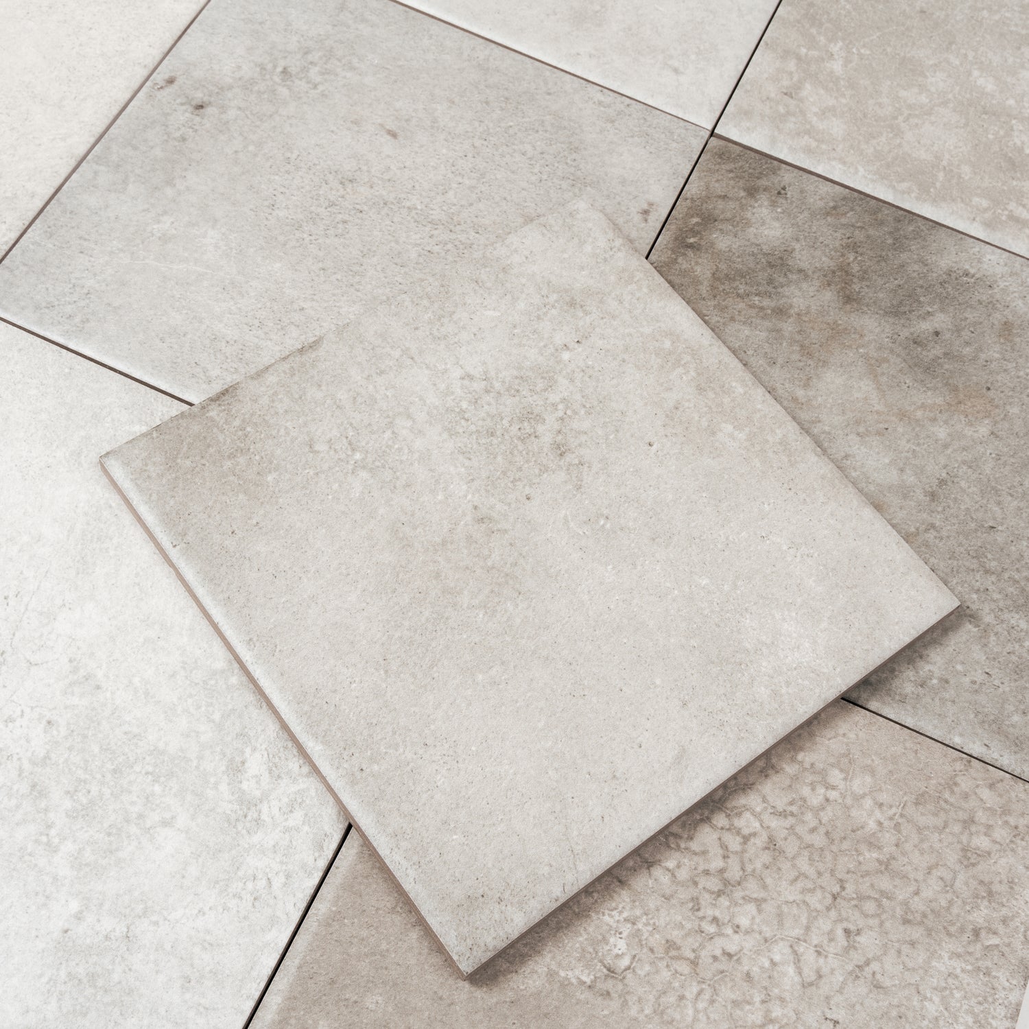 Zahara 6x6 Cool Gray Porcelain Zellige Square Wall and Floor Tile (22 Pack, 5.38 sq ft/case)