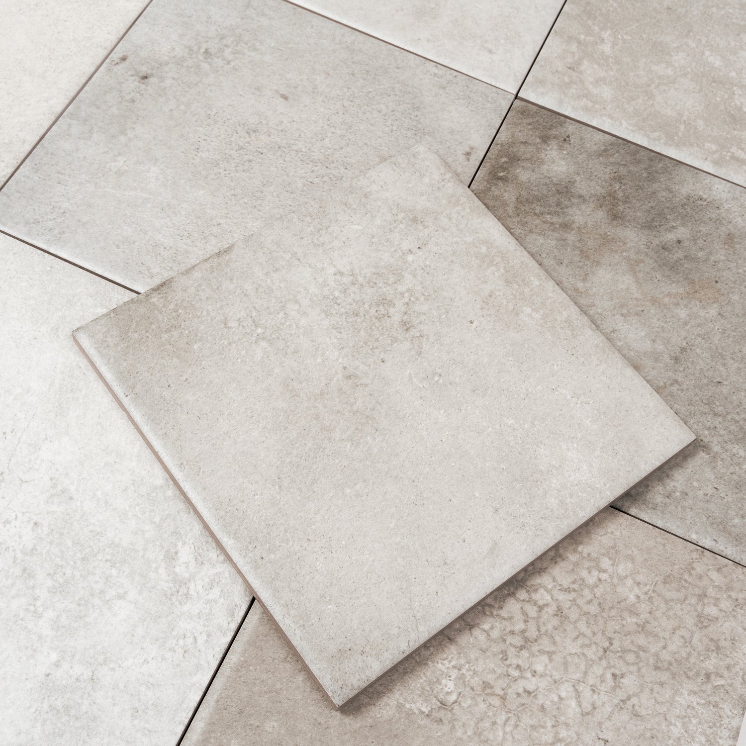 Zahara 6x6 Cool Gray Porcelain Zellige Square Wall and Floor Tile (22 Pack, 5.38 sq ft/case) - Sample