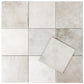 Zahara 6x6 Cool Gray Porcelain Zellige Square Wall and Floor Tile (22 Pack, 5.38 sq ft/case) - Sample