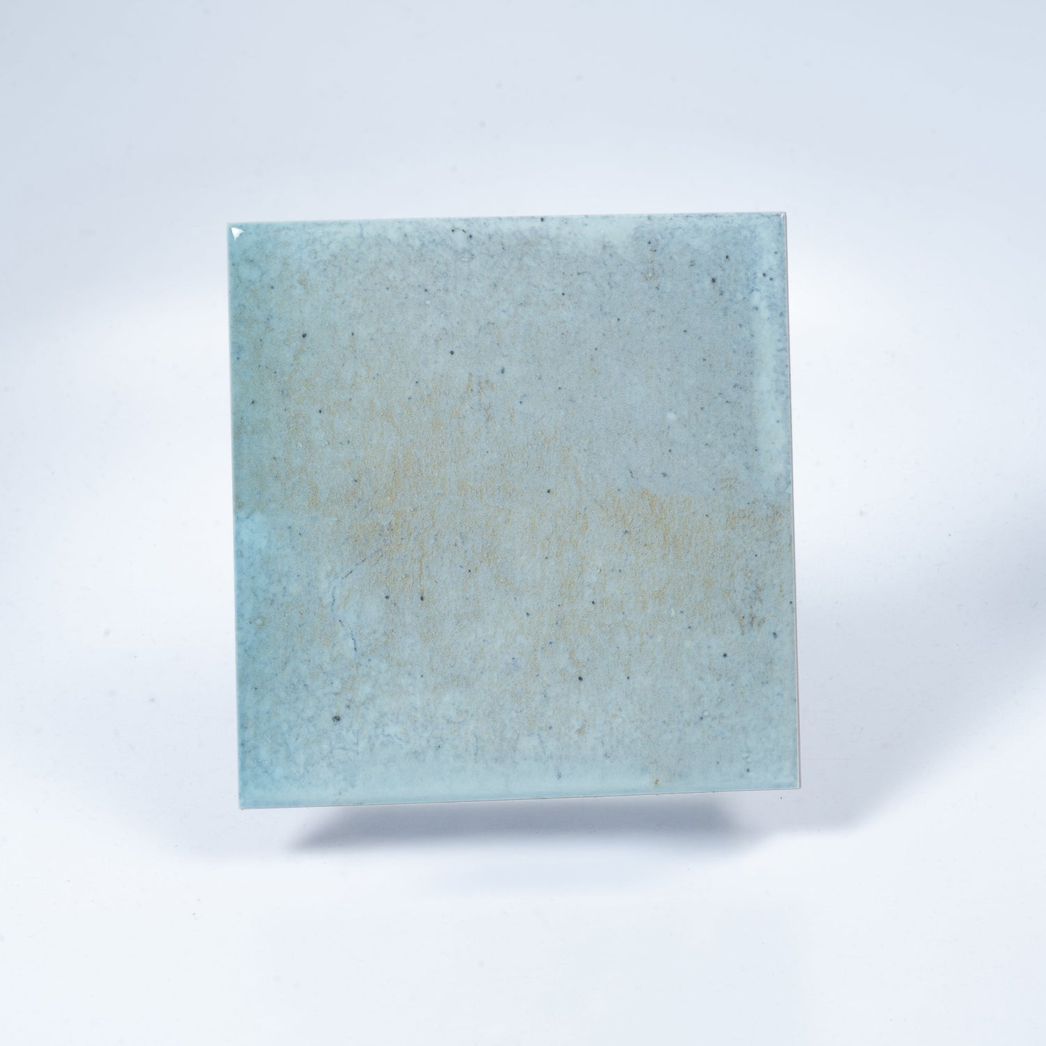 Zahara 6x6 Sky Blue Porcelain Zellige Square Wall and Floor Tile (22 Pack, 5.38 sq ft/case) - Sample