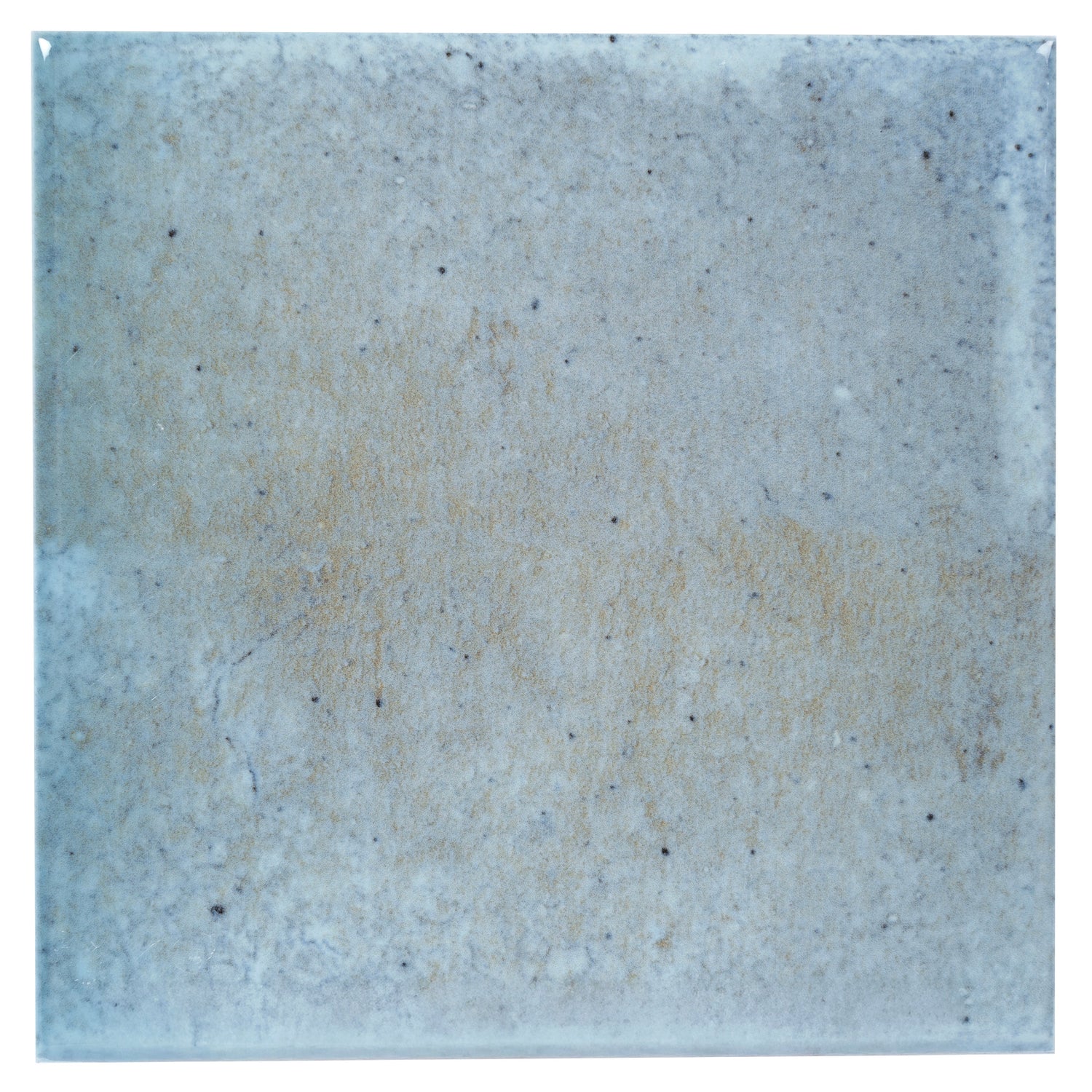 Zahara 6x6 Sky Blue Porcelain Zellige Square Wall and Floor Tile (22 Pack, 5.38 sq ft/case) - Sample