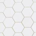 Sample - Snow White 12x12 Honed Hexagon Thassos Marble Mosaic Tile (5 pack, 4.83 sq ft/case)