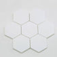 Nubes 10.2 in. x 10.6 in. Honed Pearl White Marble Mosaic Hexagon Wall and Floor Tile (3.75 sq ft/case) - 5 Pack