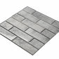 12x12 Gray Subway Tile