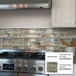 Spruce Blue 0.5x12 Glossy Glass Pencil Tile Trim (10 pack, 0.5 sq ft/case) - Sample
