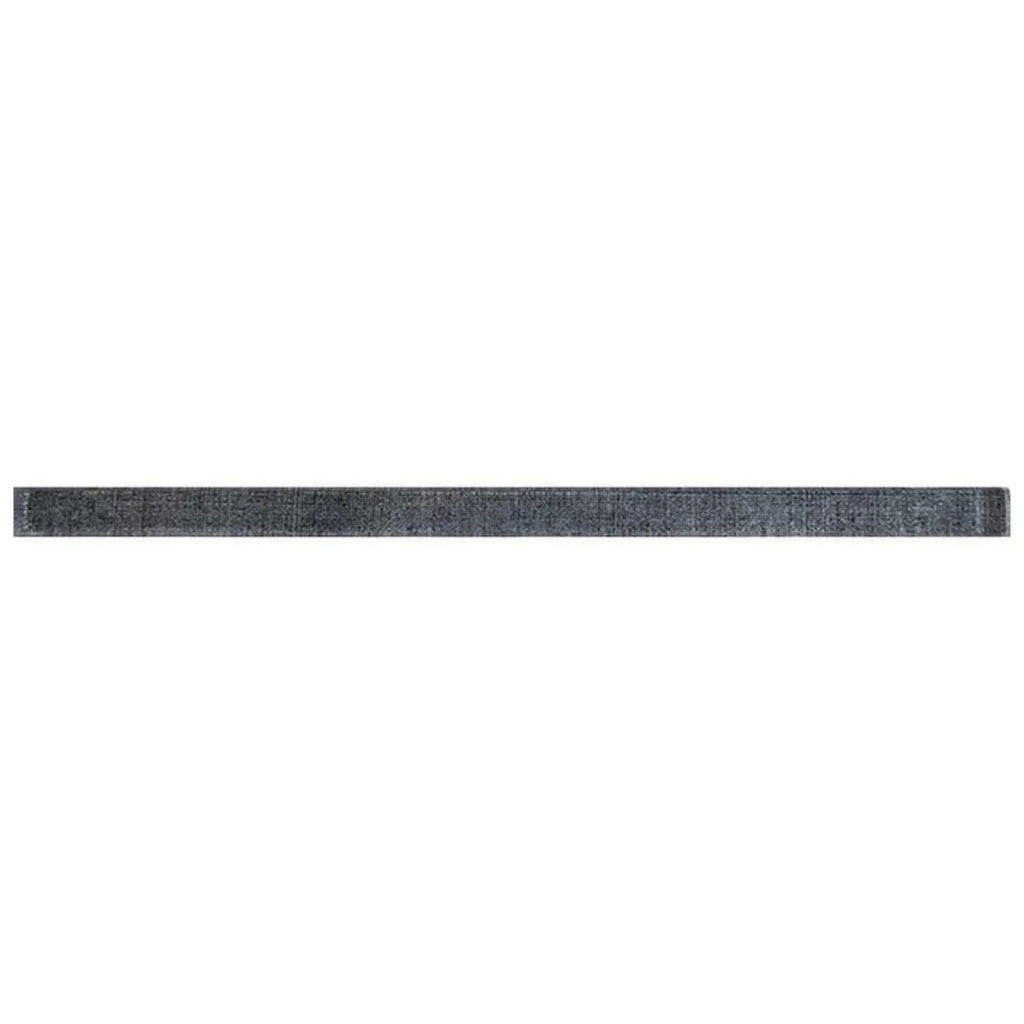 Dark Gray Glass Glossy Pencil Liner Tile Trim 