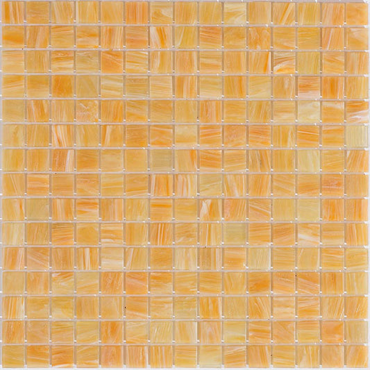 Buff Beige 12x12 Glossy Uniform Square Glass Mosaic Tile (20 pack, 20 sq ft/case) - Sample