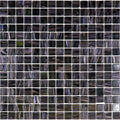 Sample - Oil Black 12x12 Glossy Uniform Square Glass Mosaic Tile (20 pack, 20 sq ft/case)