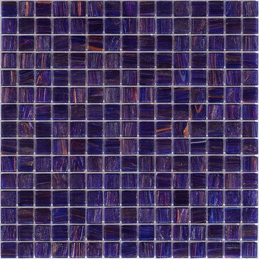 Deep Indigo Blue 12x12 Glossy Uniform Square Glass Mosaic Tile (20 pack, 20 sq ft/case) - Sample