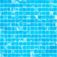 Arctic Blue Glossy Glass Mosaic Tile