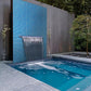 Rich Electric Blue Glossy Glass Mosaic Tile