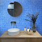 Ultramarine Blue Glossy Glass Mosaic Tile