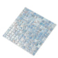 20-pack Celestial 12 in. x 12 in. Glossy Manatee Blue Glass Mosaic Wall and Floor Tile (20 sq ft/case)