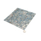 20-pack Celestial 12 in. x 12 in. Glossy Manatee Blue Glass Mosaic Wall and Floor Tile (20 sq ft/case)