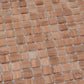 20-pack Celestial 12 in. x 12 in. Glossy Copper Brown Glass Mosaic Wall and Floor Tile (20 sq ft/case) - Sample
