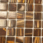 20-pack Celestial 12 in. x 12 in. Glossy Brown and Gold Glass Mosaic Wall and Floor Tile (20 sq ft/case)