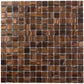 20-pack Celestial 12 in. x 12 in. Glossy Bronze Glass Mosaic Wall and Floor Tile (20 sq ft/case)