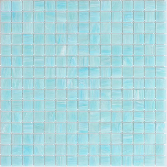 Light Opal Green 12x12 Glossy Uniform Square Glass Mosaic Tile (20 pack, 20 sq ft/case) - Sample