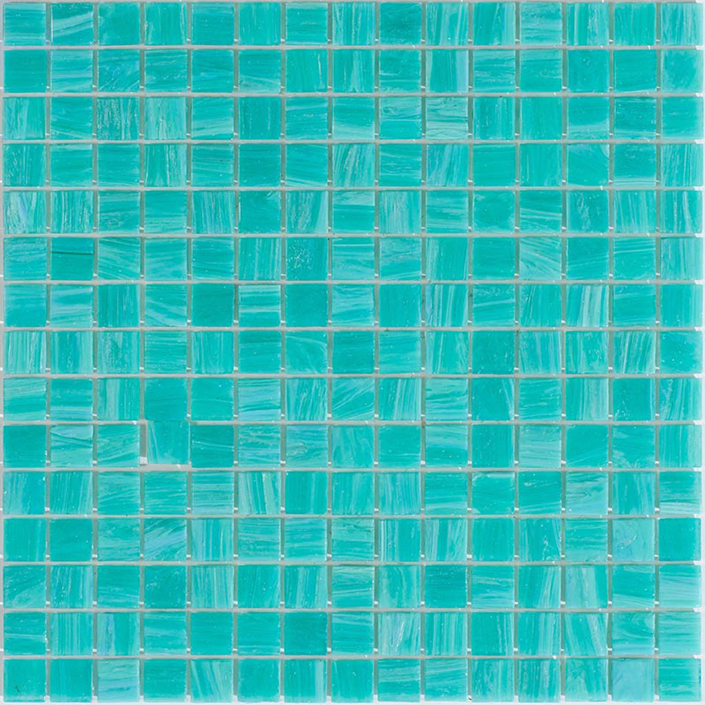 Apollo Tile Celestial Persian Green 12-in x 12-in Glossy Glass Uniform Squares Floor and Wall Tile (20-sq. ft/ Carton)
