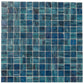 20-pack Celestial 12 in. x 12 in. Glossy Sea Blue Glass Mosaic Wall and Floor Tile (20 sq ft/case) - Sample