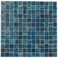 Sample - Sea Blue 12x12 Uniform Square Glossy Glass Mosaic Tile (20 pack, 20 sq ft/case)