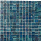 20-pack Celestial 12 in. x 12 in. Glossy Sea Blue Glass Mosaic Wall and Floor Tile (20 sq ft/case)