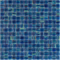 Deap Sea Blue 12x12 Glossy Uniform Square Glass Mosaic Tile (20 pack, 20 sq ft/case) - Sample