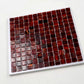 Burgundy Swirl 12x12 Glossy Uniform Square Glass Mosaic Tile (20 pack, 20 sq ft/case)