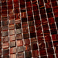 20-pack Celestial 12 in. x 12 in. Glossy Wine Pink Glass Mosaic Wall and Floor Tile (20 sq ft/case)