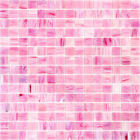 Light Red 12x12 Uniform Square Glossy Glass Mosaic Tile (20 pack, 20 sq ft/case) - Sample