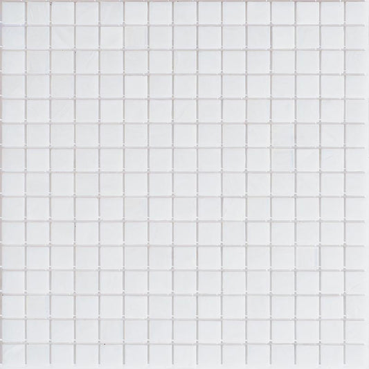 White Dove Glossy Glass Mosaic Tile