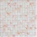 Sample - Bone White 12x12 Glossy Uniform Square Glass Mosaic Tile (20 pack, 20 sq ft/case)