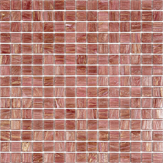 Deep Indian Red 12x12 Glossy Uniform Square Glass Mosaic Tile (20 pack, 20 sq ft/case) - Sample