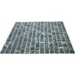 20-pack Celestial 12 in. x 12 in. Glossy Cosmic Gray Glass Mosaic Wall and Floor Tile (20 sq ft/case) - Sample