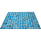 20-pack Celestial 12 in. x 12 in. Glossy Blue and Gold Glass Mosaic Wall and Floor Tile (20 sq ft/case)