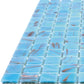 20-pack Celestial 12 in. x 12 in. Glossy Maya Blue Glass Mosaic Wall and Floor Tile (20 sq ft/case)