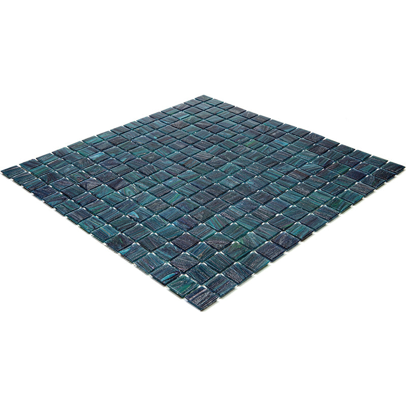 20-pack Celestial 12 in. x 12 in. Glossy Pine Green Glass Mosaic Wall and Floor Tile (20 sq ft/case)