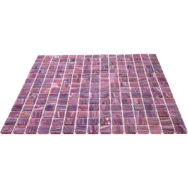 20-pack Celestial 12 in. x 12 in. Glossy Copper Rose Red Glass Mosaic Wall and Floor Tile (20 sq. ft./case)