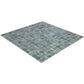 20-pack Celestial 12 in. x 12 in. Glossy Cadet Gray Glass Mosaic Wall and Floor Tile (20 sq. ft./case)