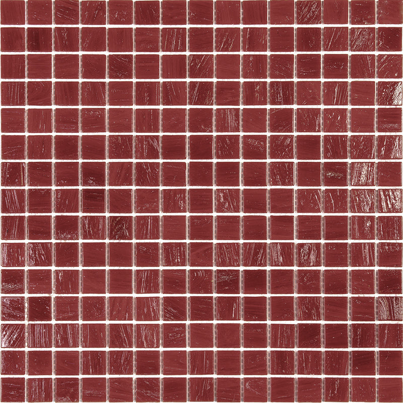 20-pack Celestial 12 in. x 12 in. Glossy Scarlet Red Glass Mosaic Wall and Floor Tile (20 sq. ft./case)
