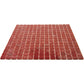 20-pack Celestial 12 in. x 12 in. Glossy Scarlet Red Glass Mosaic Wall and Floor Tile (20 sq. ft./case)